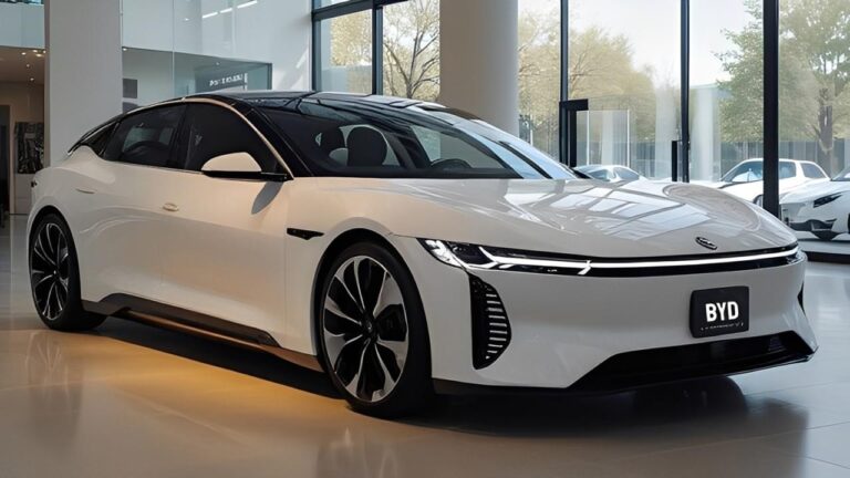 2025 BYD SEAL electric luxury sedan with sleek design and advanced technology